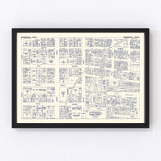 McKeesport Vintage Map 1950