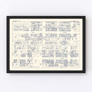 Portsmouth Vintage Map 1950