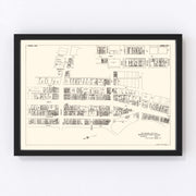 Akron Vintage Map 1929