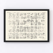 Canton Vintage Map 1929