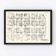 Dayton Vintage Map 1929