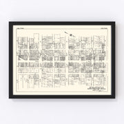 Erie Vintage Map 1929