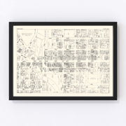 Flint Vintage Map 1929