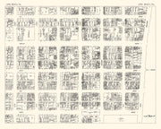 Vintage Map of Long Beach, CA Business Section 1929