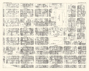 Vintage Map of Los Angeles, CA Business Section 1929