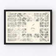 Madison Vintage Map 1929