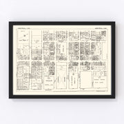 Montreal Vintage Map 1929