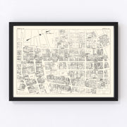 Norfolk Vintage Map 1929