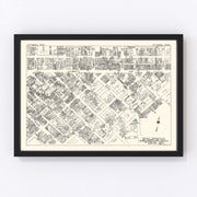 Pittsburgh Vintage Map 1929
