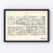 Reading Vintage Map 1929