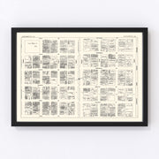 Sacramento Vintage Map 1929