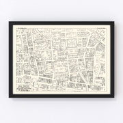 San Antonio Vintage Map 1929