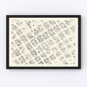 Seattle Vintage Map 1929