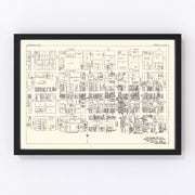 Springfield Vintage Map 1929
