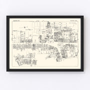 Stamford Vintage Map 1929