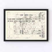 Toronto Vintage Map 1929