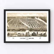 Ocean Grove Vintage Map 1881