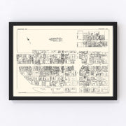Youngstown Vintage Map 1929