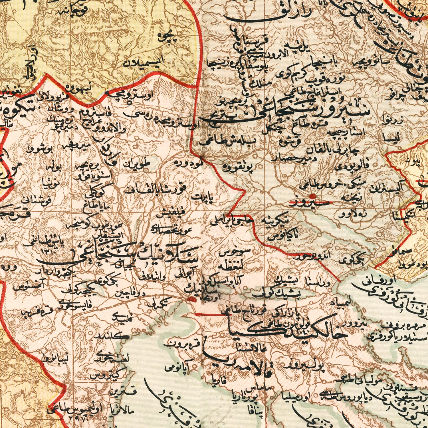 Restored historic details from the 1909 region map of County
