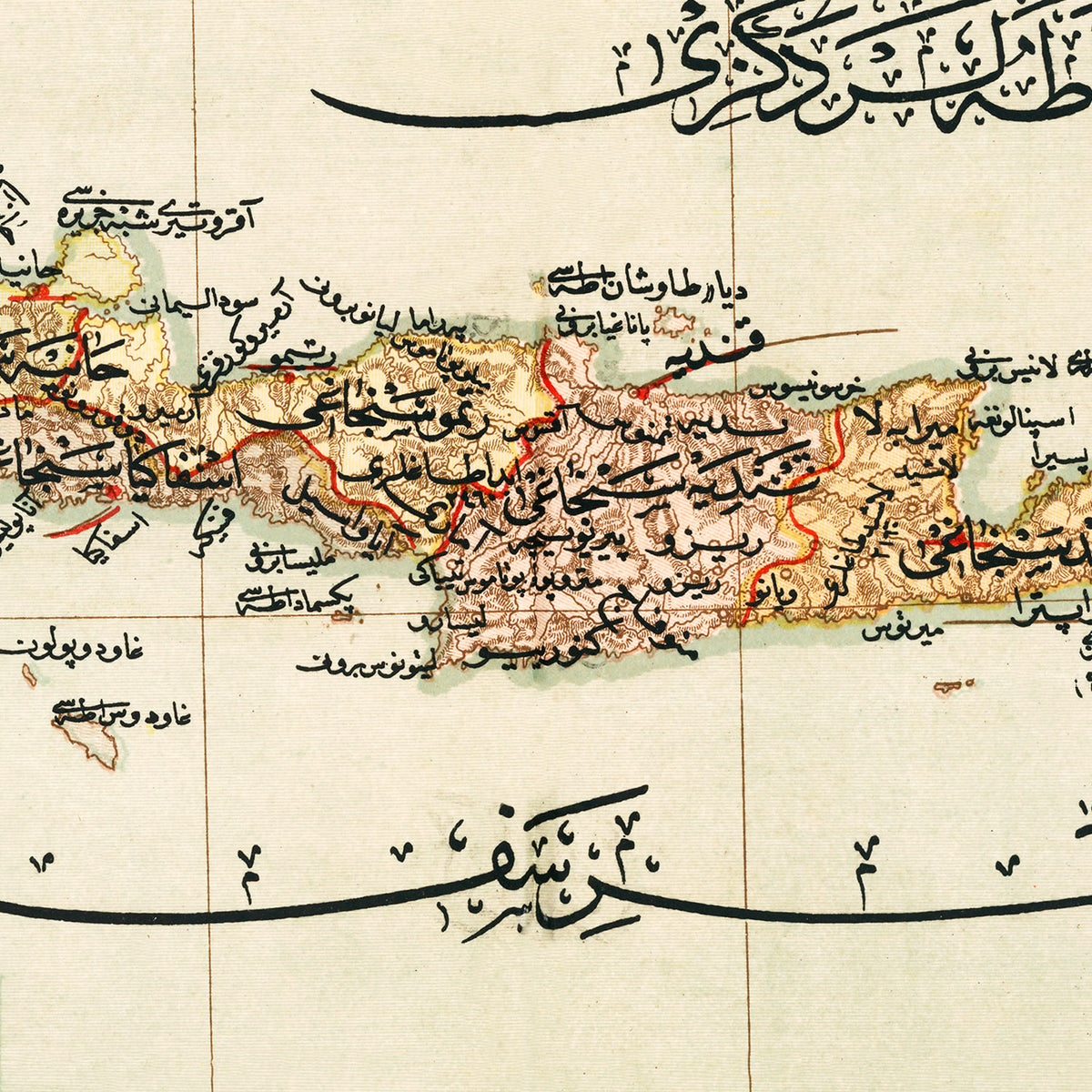 Restored historic details from the 1909 region map of County