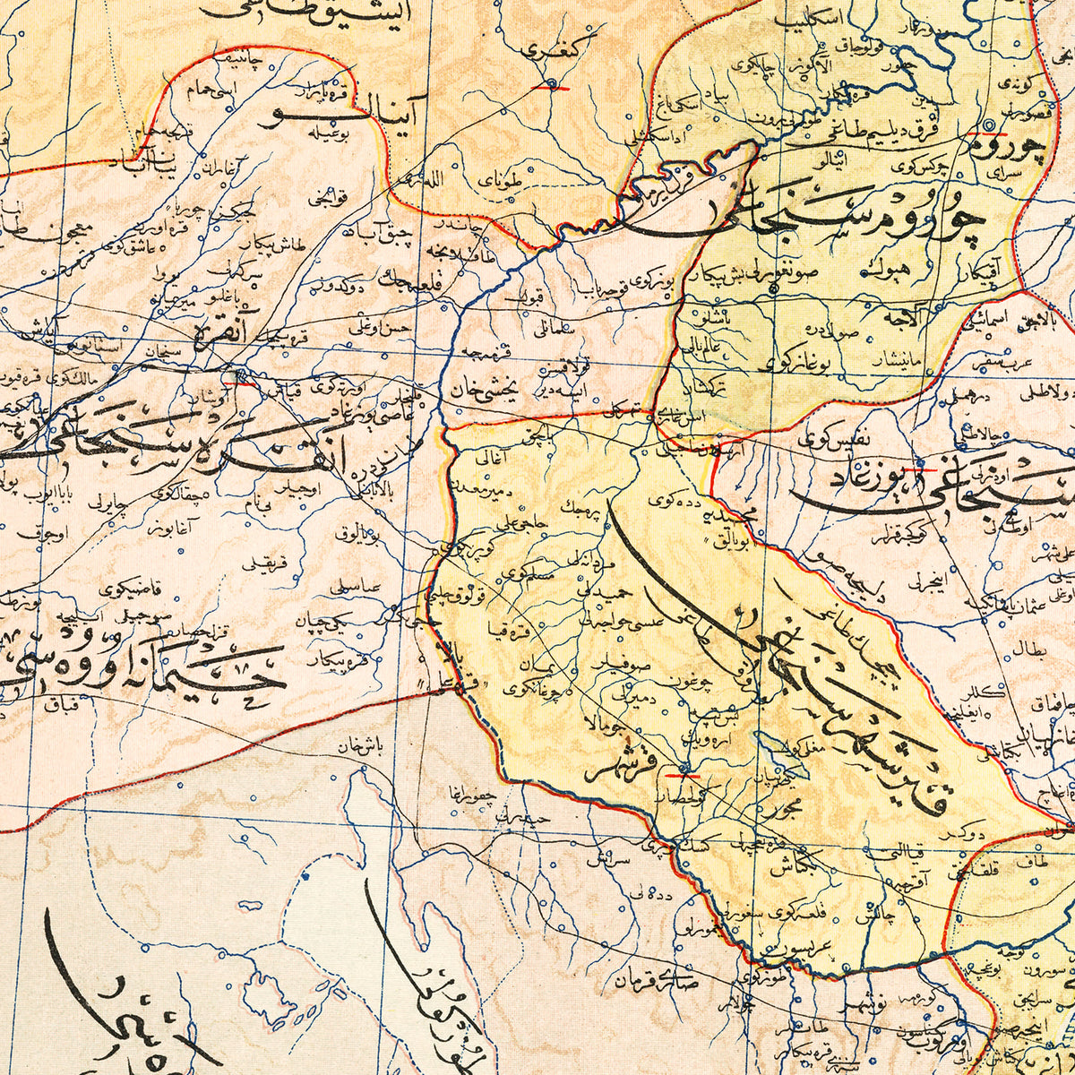 Restored historic details from the 1909 city map of Ankara