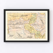 Ankara Vintage Map 1909