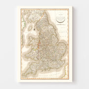 map of England
