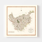 map of Cheshire Coun