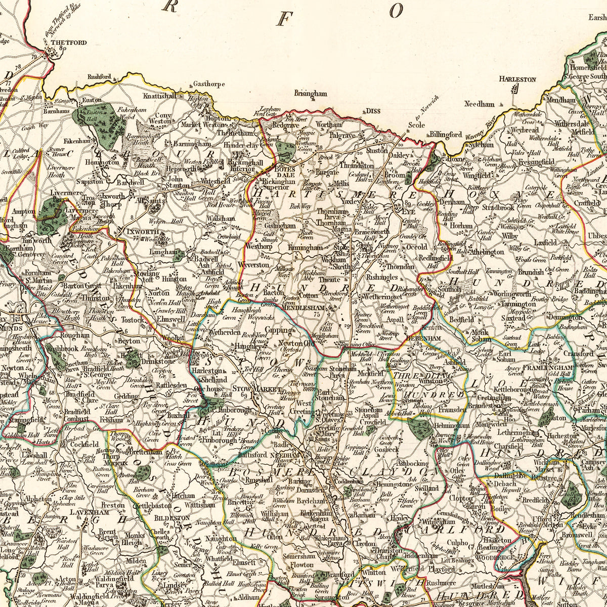 Restored historic details from the 1807 region map of County
