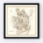 Monmouthshire County England Vintage Map 1809