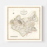 map of Lancashire Co