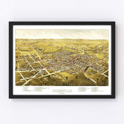 Somerville Vintage Map 1882