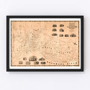 Trenton Vintage Map 1849