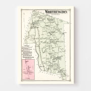 map of Worthington