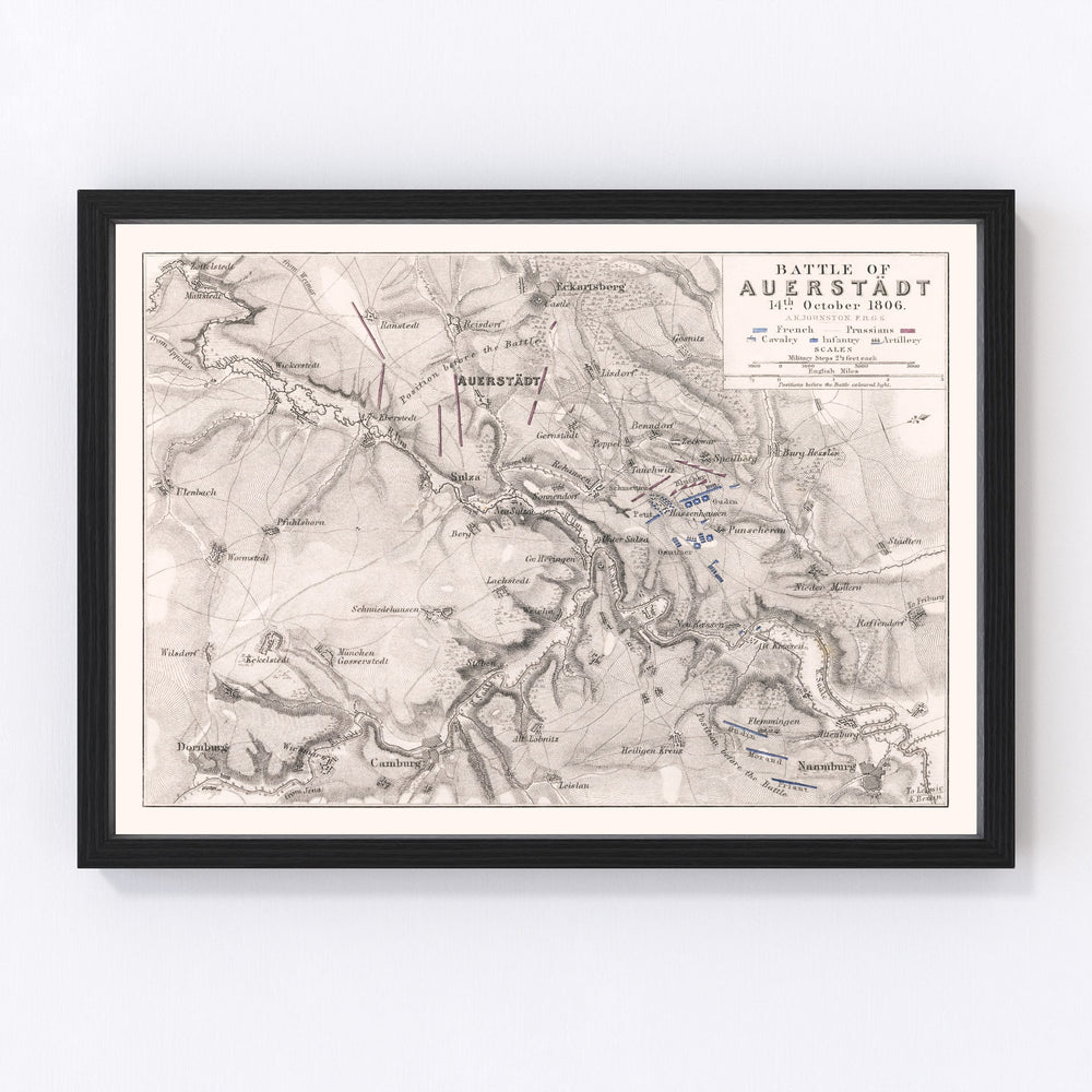 Germany Vintage Map 1806