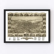 Vineland Vintage Map 1885