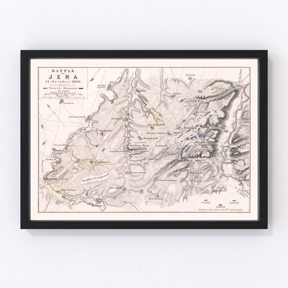 Germany Vintage Map 1806