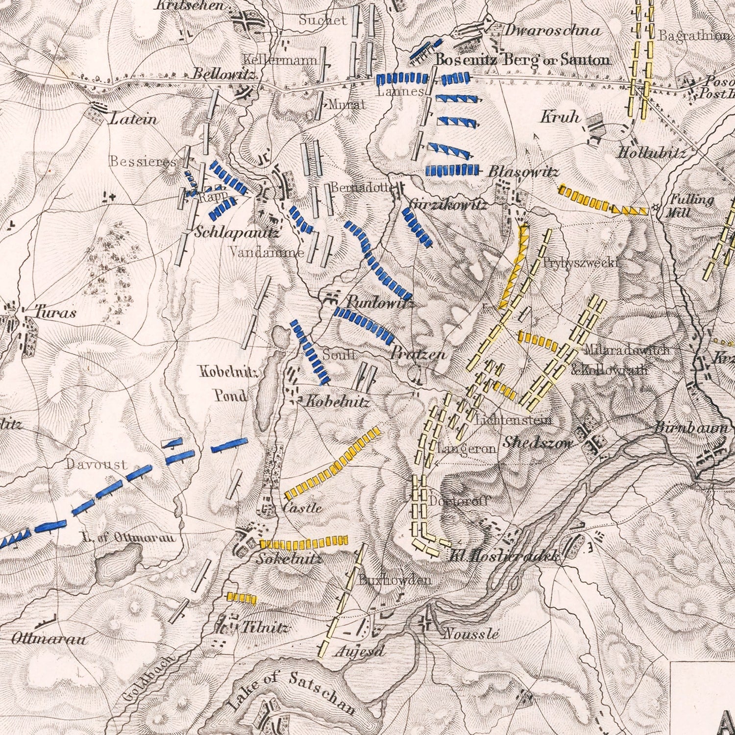 Restored historic details from the 1805 country map of County