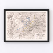 Czech Republic Vintage Map 1805