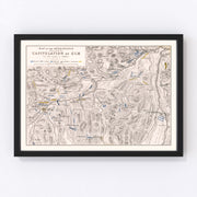Germany Vintage Map 1805