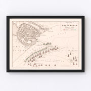 Denmark Vintage Map 1801