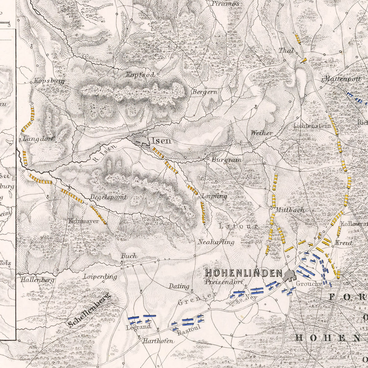 Restored historic details from the 1800 country map of County