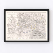 Germany Vintage Map 1800