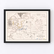 Italy Vintage Map 1800