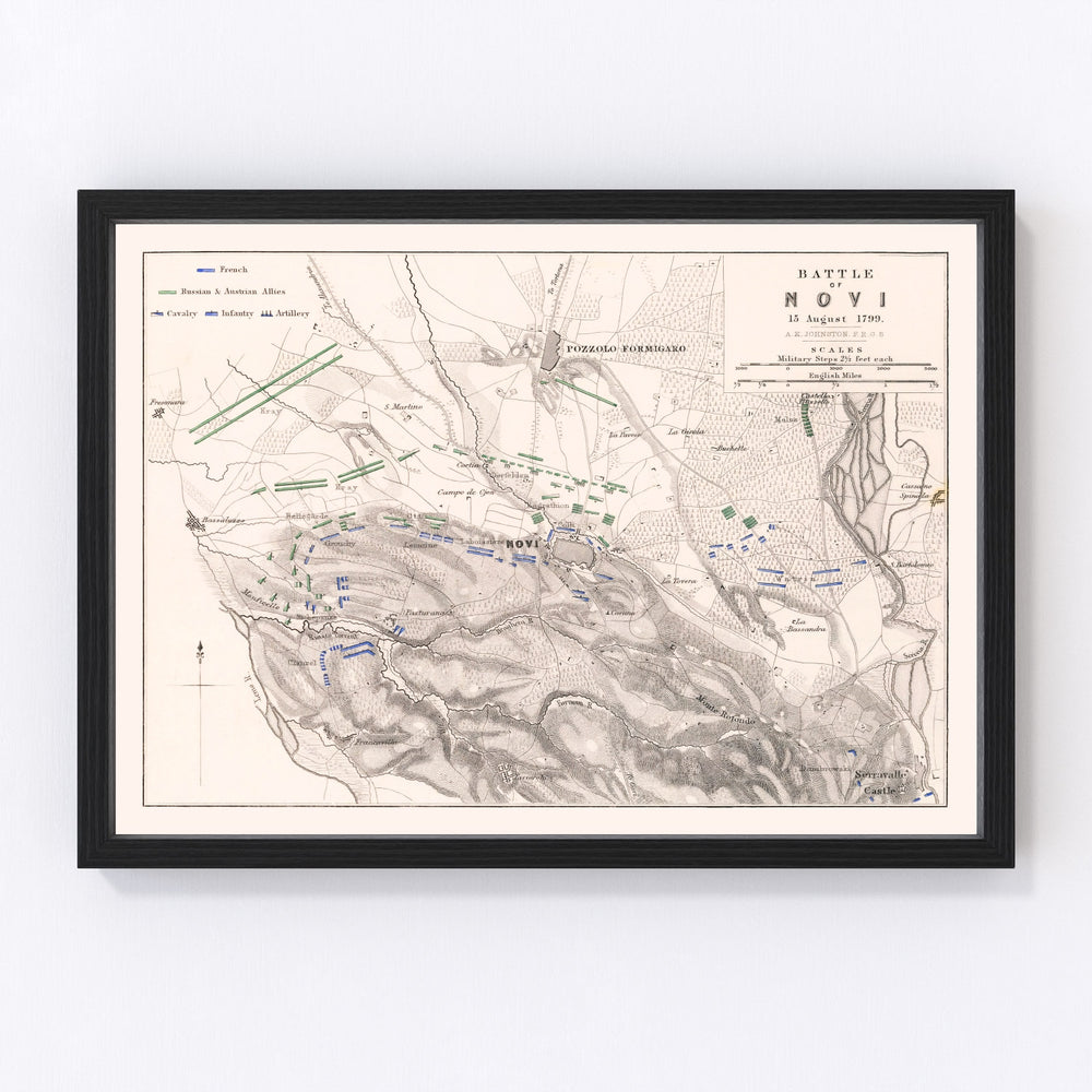 Italy Vintage Map 1799