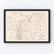 Italy Vintage Map 1799