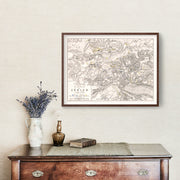 old military map
