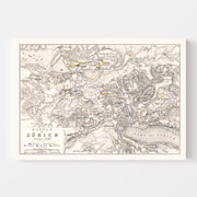 old military map