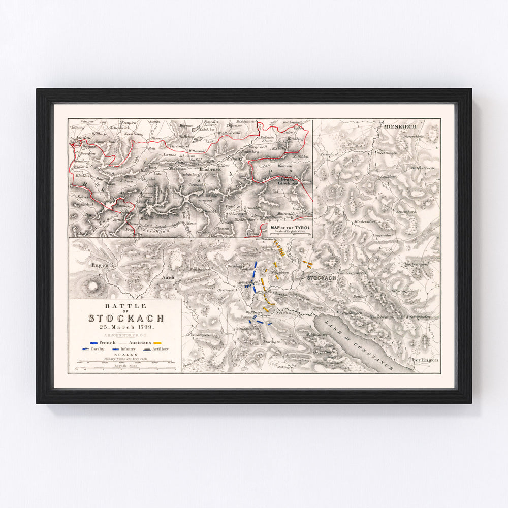 Germany Vintage Map 1799