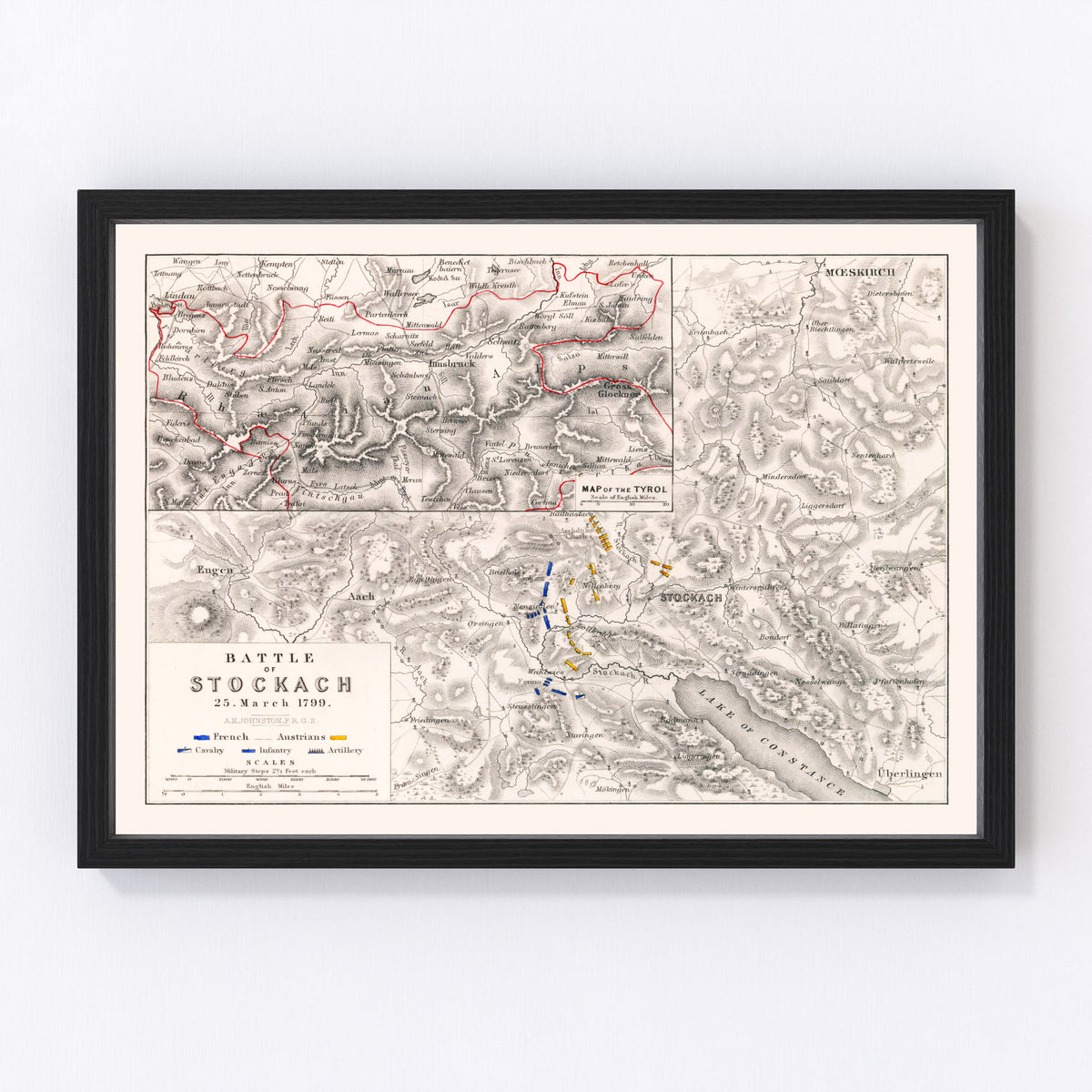 Germany Vintage Map 1799